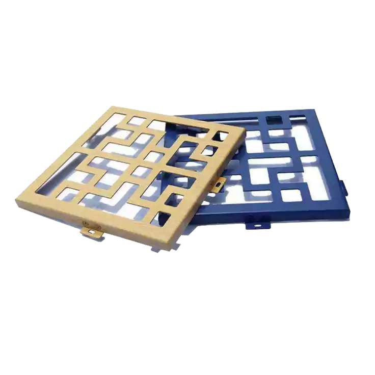 Carved aluminum veneer