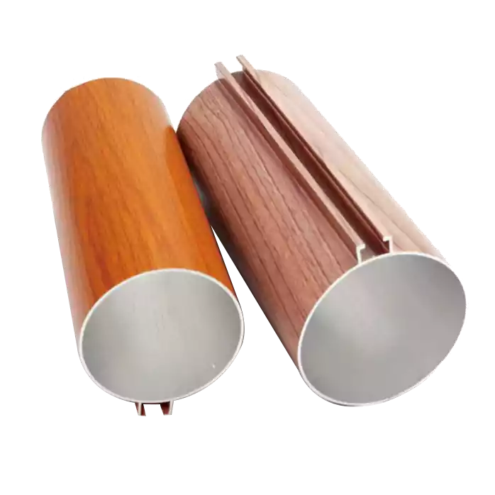 Round tube aluminum square tube