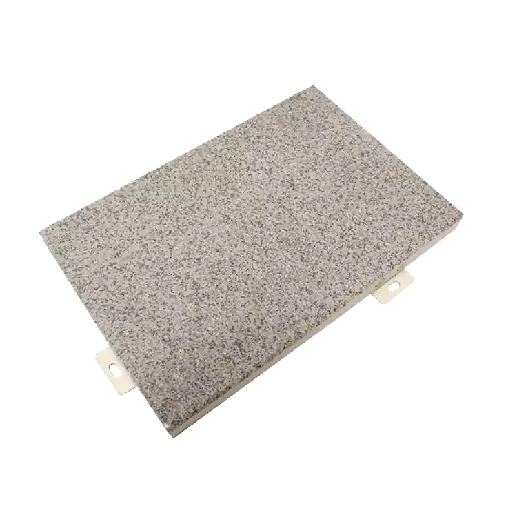 Stone pattern aluminum veneer