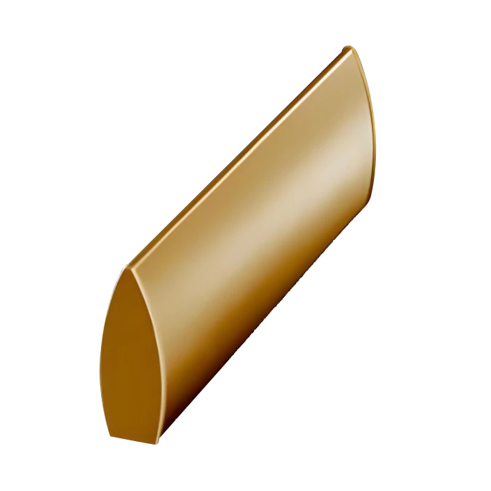 Water drop type aluminum square tube