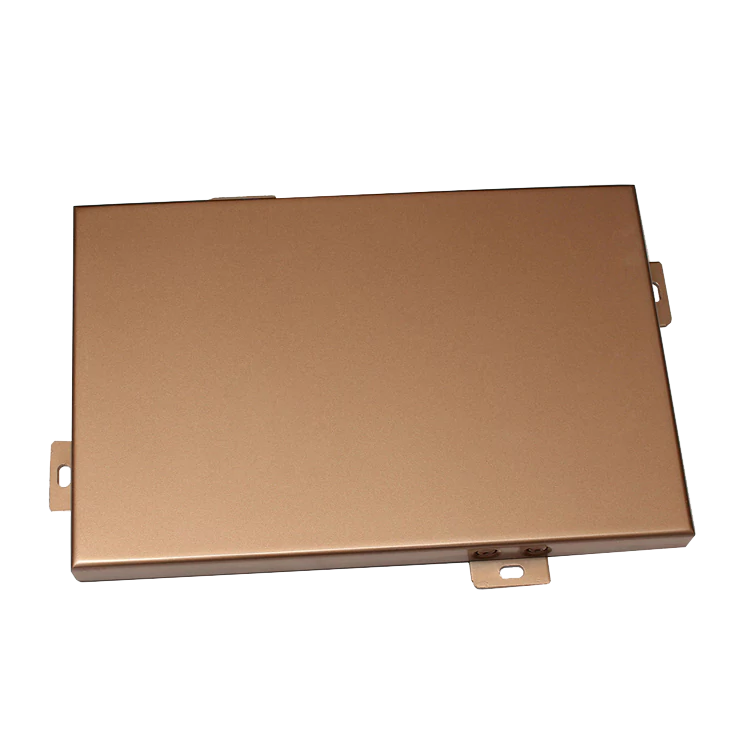 Imitation copper brushed aluminum veneer