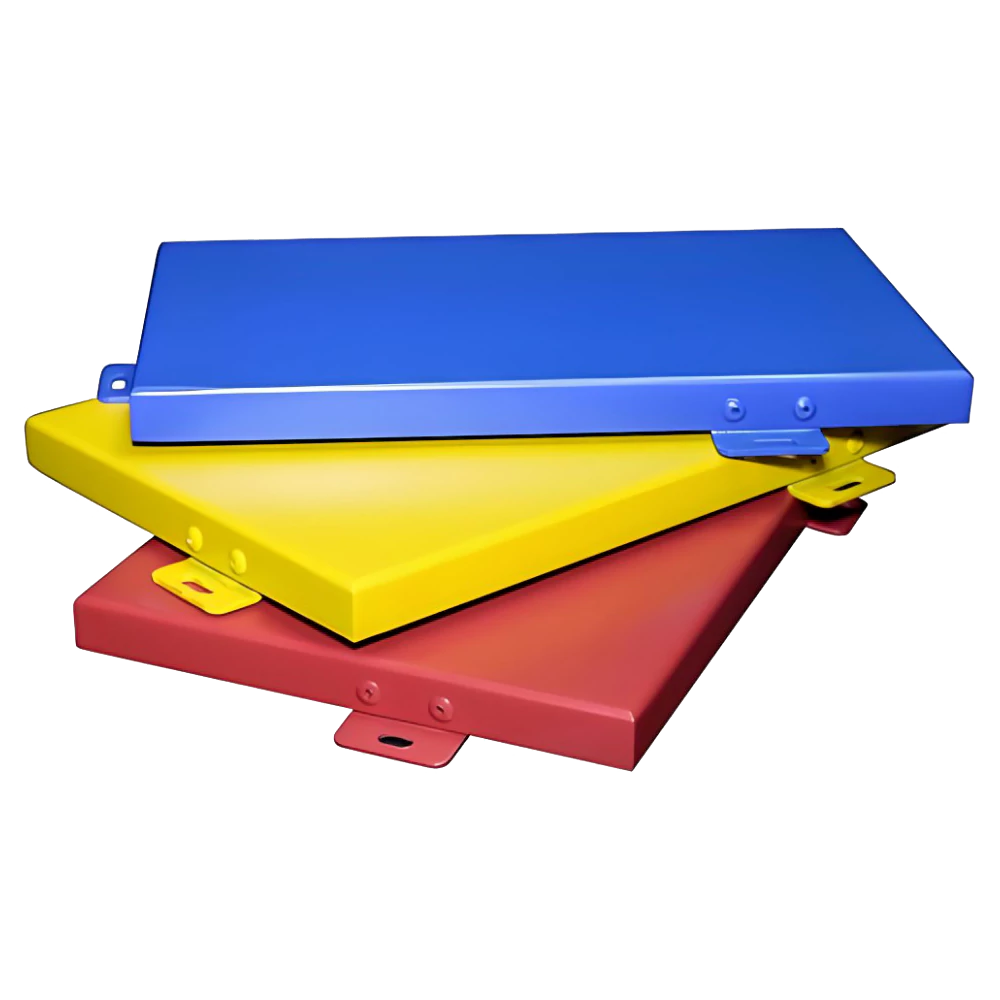 Fluorocarbon spray aluminum veneer