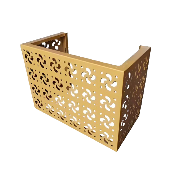 Artistic hollow aluminum alloy air conditioning cover