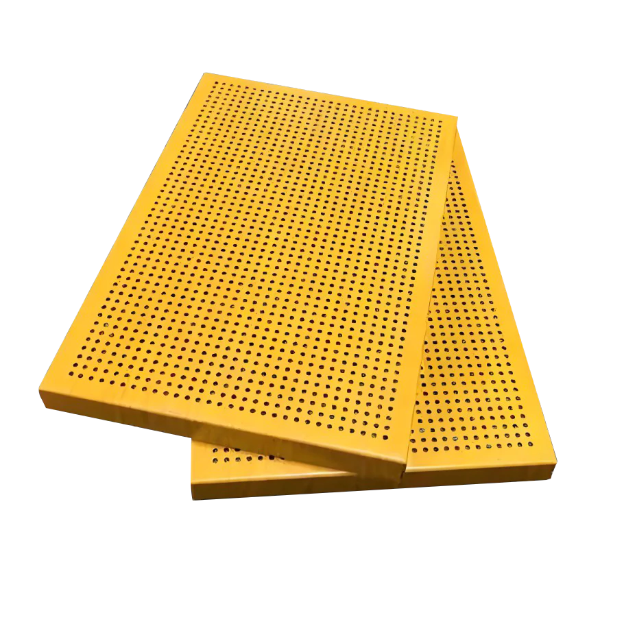 Punched aluminum honeycomb panel