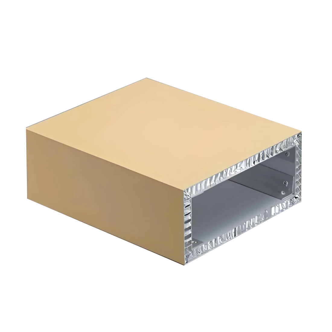 Honeycomb aluminum square plate
