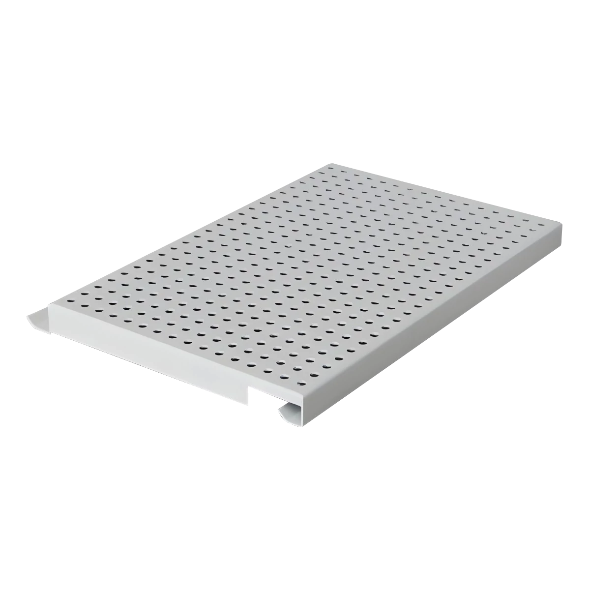 Hook-type punched aluminum gusset plate