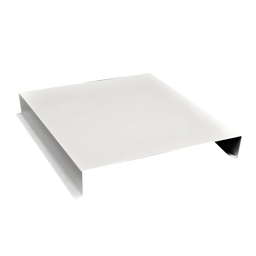 H-shaped hooked aluminum gusset plate