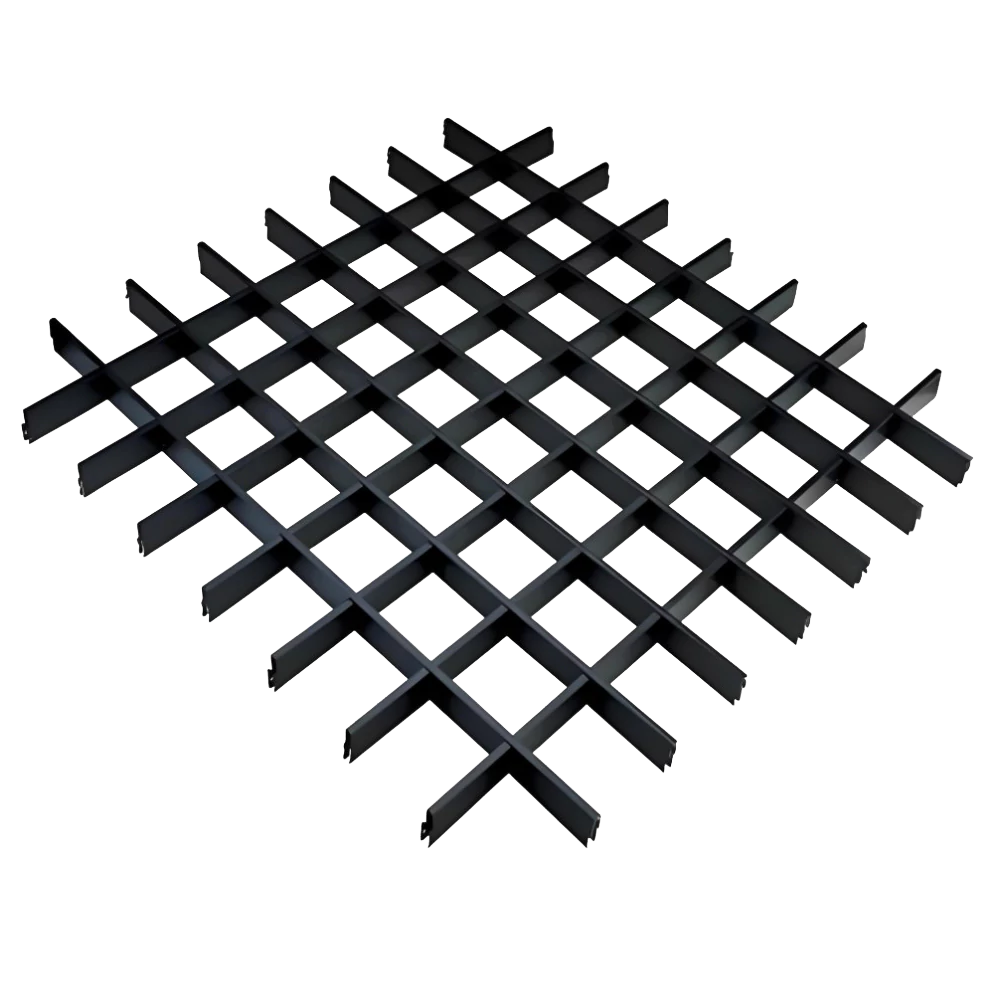 Aluminum alloy grille ceiling system