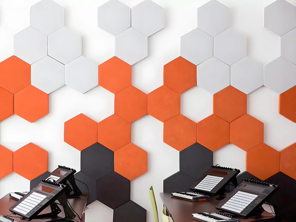 How to install polyester sound-absorbing panels