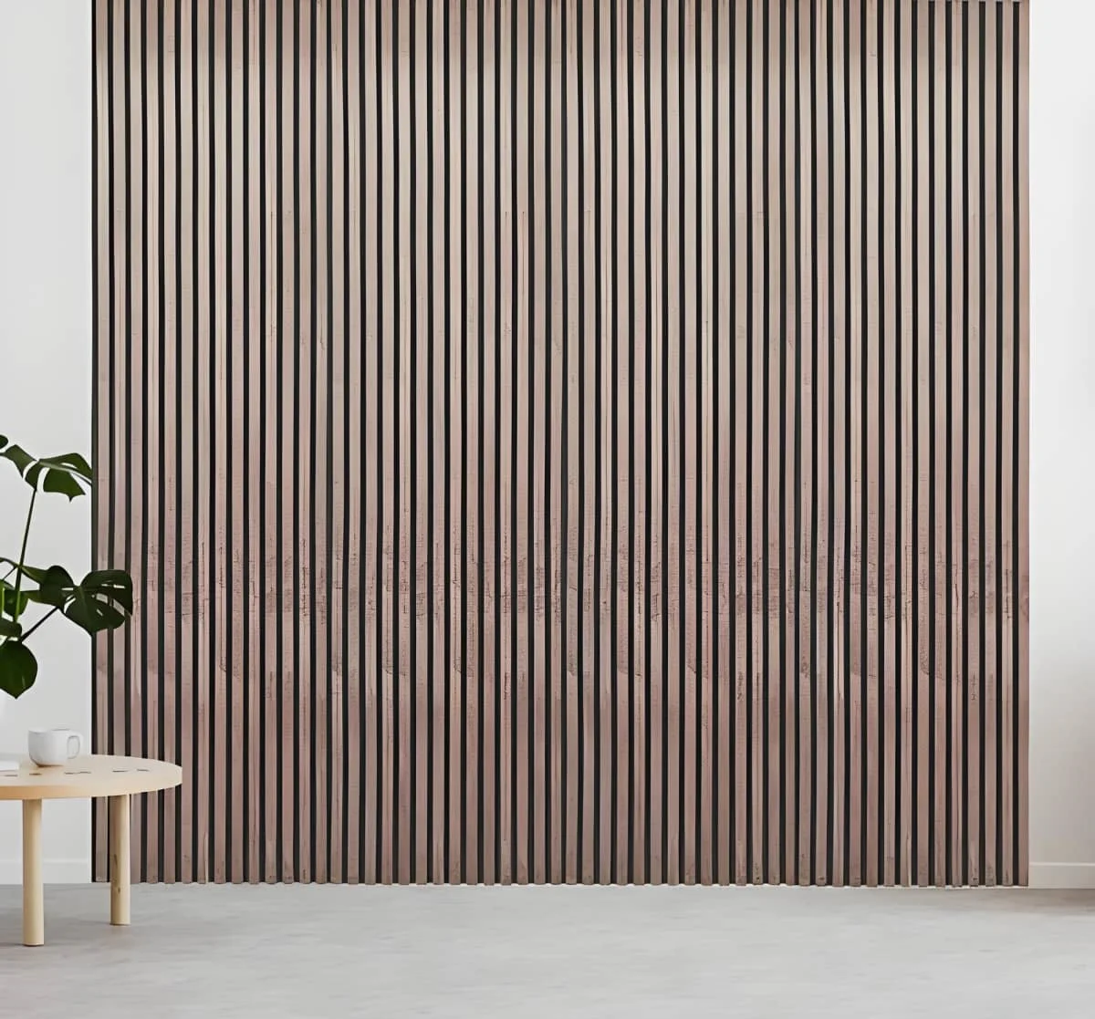 Slatted Wood Wall Panel