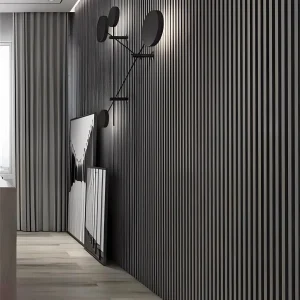 Vertical Wood Slat Wall Panels